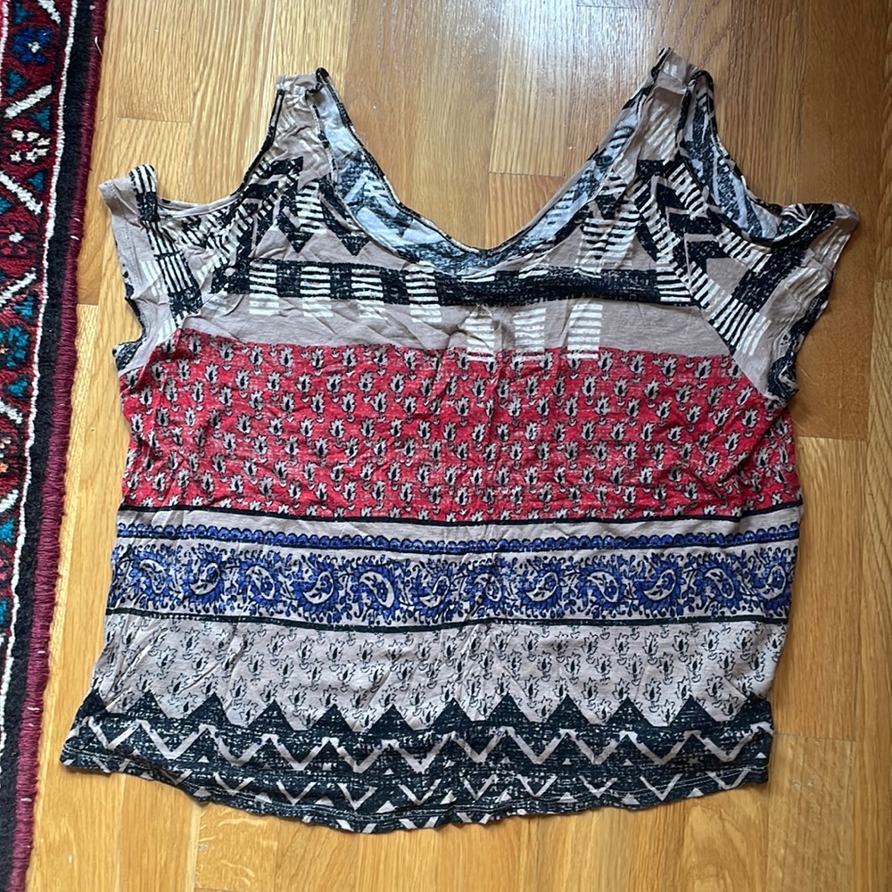 Ecote open shoulder tee from Anthropologie.